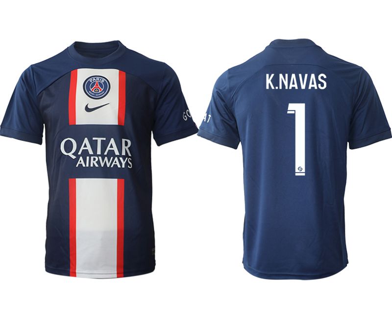 Men 2022-2023 Club Paris St German home aaa version blue #1 Soccer Jersey->customized soccer jersey->Custom Jersey